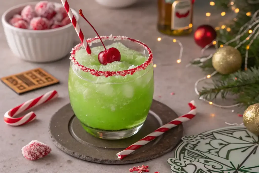 Festive Grinch Punch Featured Image