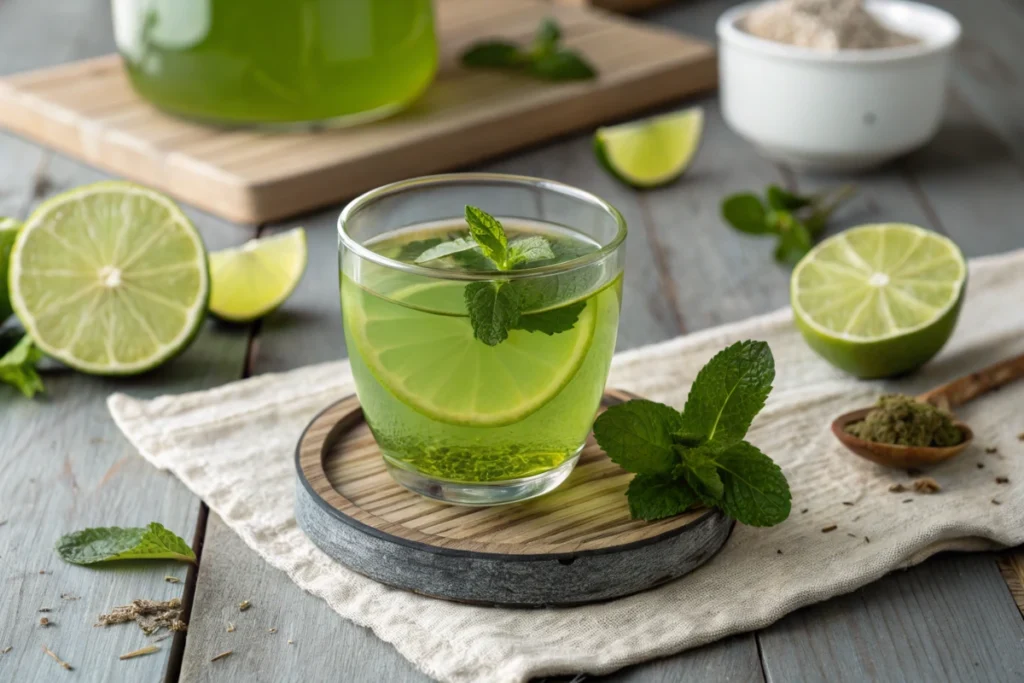 green tea shot