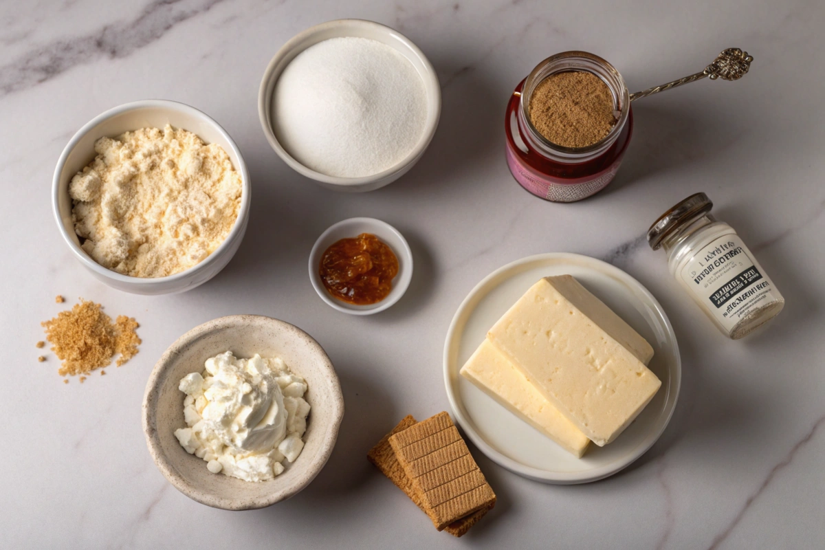 No-Bake Cheesecake Ingredients