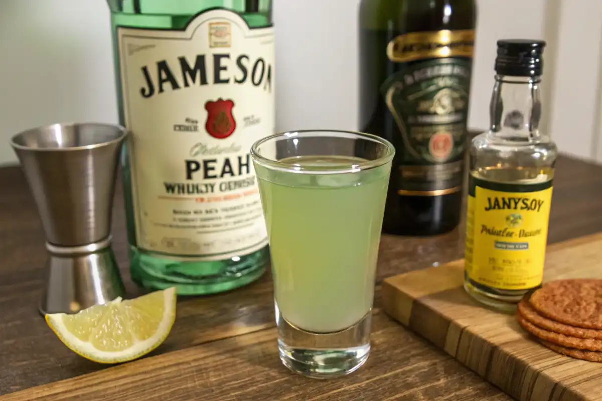 Green Tea Shot with Jameson Whiskey