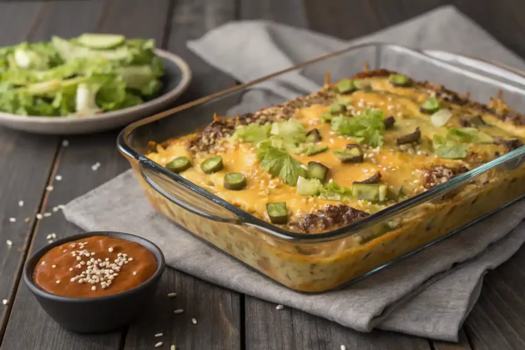 Big Mac Casserole Featured Dish