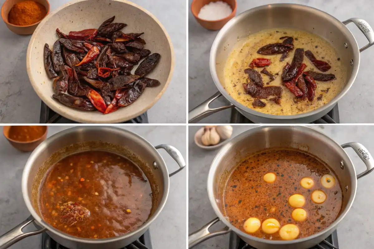 Step-by-Step Birria Sauce Preparation