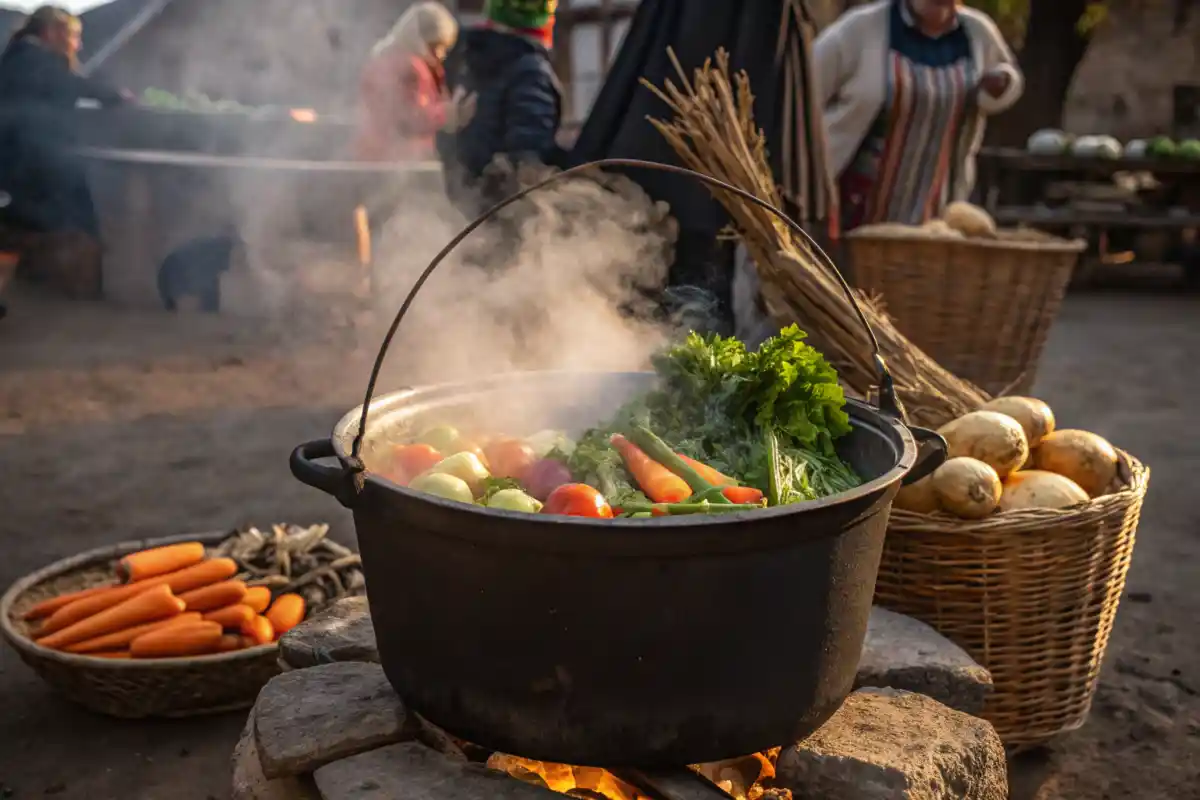 Simmering Stone Soup