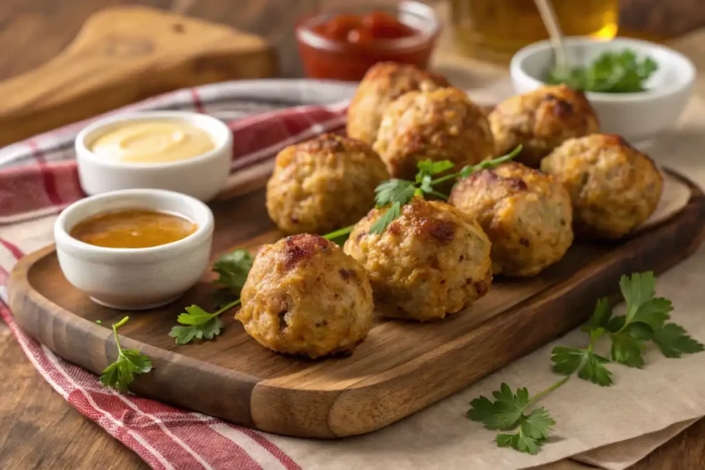 Perfectly Baked Sausage Balls with Cream Cheese