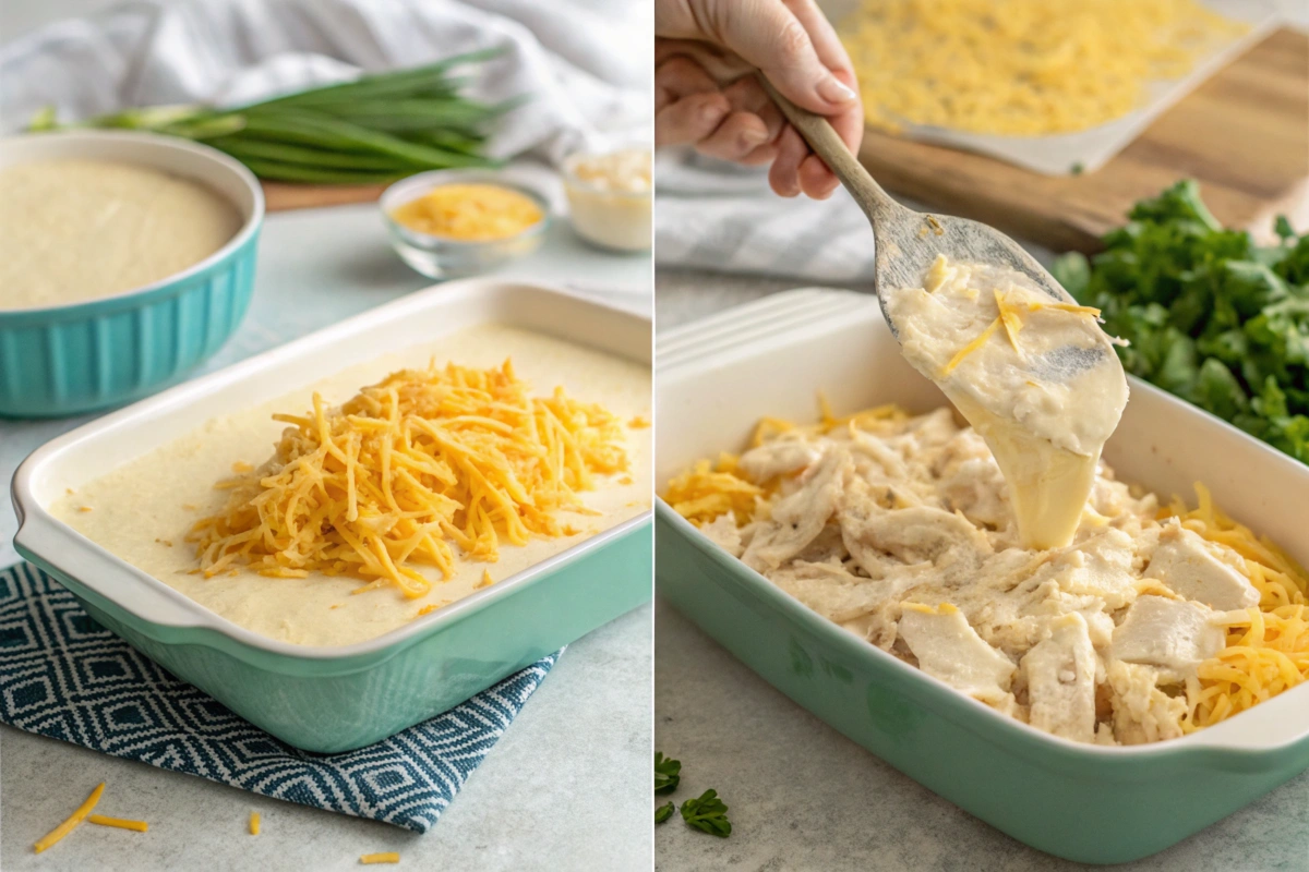 Step-by-Step Preparation of Million Dollar Chicken Casserole