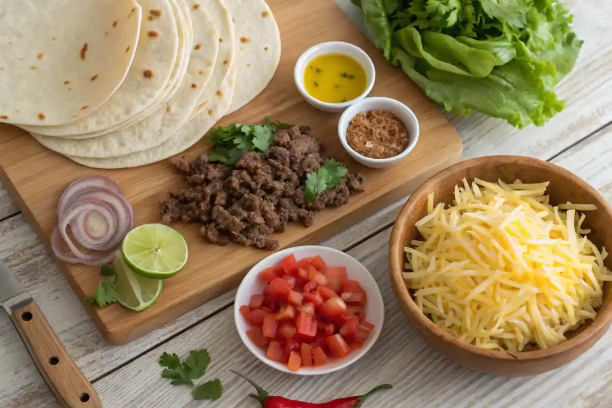 Fried Tacos Ingredients