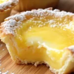 Mini lemon pies in different flavor variations